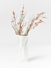 Vase design en porcelaine Adelaide, haut. 22 cm, Porcelaine, Blanc crème, larg. 10 x haut. 22 cm