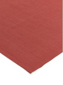 Mantel de lino Heddie, 100% lino, Rojo, An 145 x L 250 cm