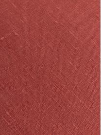 Tovaglia in lino rosso Heddie, 100% lino, Rosso, Larg. 145 x Lung. 250 cm