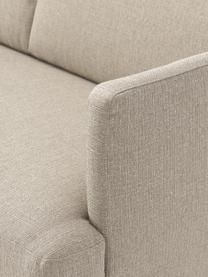 Ecksofa Fluente, Bezug: 100 % Polyester Der strap, Gestell: Massives Kiefernholz, Bir, Webstoff Beige, B 221 x T 200 cm, Eckteil links