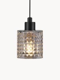 Lampa wisząca ze szkła Hollywood, Kremowobiały, Ø 11 x W 18 cm