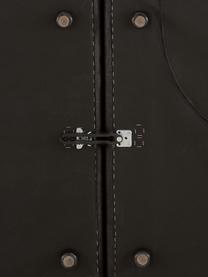 Mittelmodul Lennon, Bezug: 100 % Polyester Der strap, Gestell: Massives Kiefernholz FSC-, Füße: Kunststoff, Webstoff Anthrazit, B 89 x T 119 cm