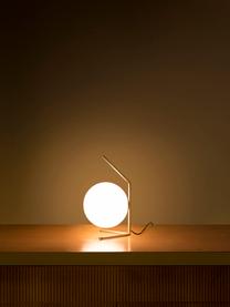 Dimbare tafellamp IC Lights, mondgeblazen, Lampenkap: glas, Goudkleurig, Ø 20 x H 38 cm