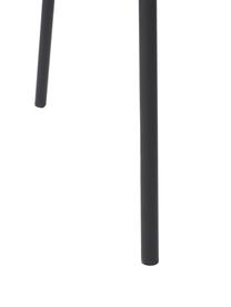Corduroy gestoffeerde stoelen Mats, 2 stuks, Poten: gepoedercoat metaal, Corduroy wit, B 50 x H 80 cm