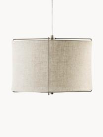 Suspension en lin Clouds, Beige clair, Ø 50 x haut. 29 cm
