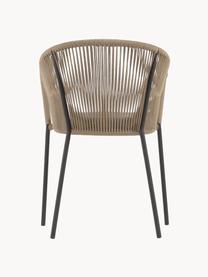 Zahradní židle Yanet, Světle béžová, béžová, Š 56 cm, H 55 cm