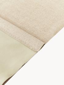 Blickdichtes Rollo Elia, Vorderseite: 45 % Leinen, 55 % Baumwol, Rückseite: 100 % Polyester, Beige, B 80 x L 165 cm