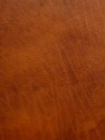 Sillón de cuero Lola, Funda: cuero, Estructura: madera de teca, Patas: madera de teca, Cuero marrón, An 75 x F 60 cm