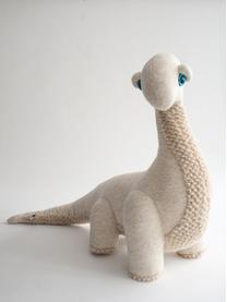 Cojín peluche artesanal Diplo, Tonos beige jaspeado, An 90 x Al 60 cm