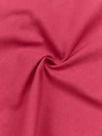 Housse de coussin 40x40 houppes Shylo, 100 % coton, Fuchsia, larg. 40 x long. 40 cm