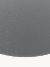Okrągła podkładka ze sztucznej skóry Pik, 2 szt., Tworzywo sztuczne (PVC), Ciemny szary, Ø 38 cm