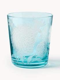 Waterglazen Peony, set van 6, Glas, Meerkleurig, Ø 9 x H 10 cm, 250 ml