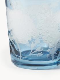 Waterglazen Peony, set van 6, Glas, Meerkleurig, Ø 9 x H 10 cm, 250 ml