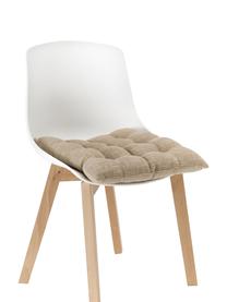 Poduszka na krzesło z bawełny Sasha, Beżowy, S 40 x D 40 cm