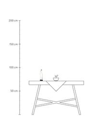 Lampada solare da esterno Bottle, Manico: juta, Trasparente, Ø 8 x Alt. 31 cm