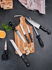 Súprava stojana a nožov z bambusového dreva Twin Chef, 8 dielov, Svetlé drevo, čierna, Súprava s rôznymi veľkosťami