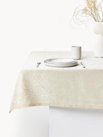 Nappe avec motif hivernal Hollyn, 100 % coton

Le matériau est certifié STANDARD 100 OEKO-TEX®, 2534CIT, CITEVE, Beige clair, 6-8 personnes (larg. 140 x long. 250 cm)