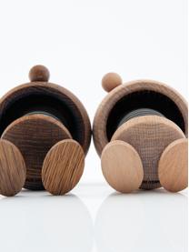 Oggetto decorativo Baby Woody Bumble, Struttura: legno di quercia, Marrone, Ø 5 x A 7 cm