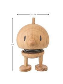 Decoratief object Baby Woody Bumble, Object: eikenhout, Bruin, Ø 5 x H 7 cm