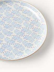 Súprava raňajkových tanierov Flamboyant, 4 diely, Porcelán, Viacfarebné so zlatým lemom, Ø 19 x V 3 cm
