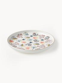 Sada snídaňových talířů Flamboyant, 4 díly, Porcelán, Více barev se zlatým okrajem, Ø 19 cm, V 3 cm