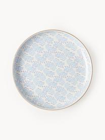 Súprava raňajkových tanierov Flamboyant, 4 diely, Porcelán, Viacfarebné so zlatým lemom, Ø 19 x V 3 cm