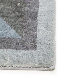 Tapis ethnique Mara, Bleu, multicolore