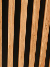 Table extensible noire Linea, 180 - 230 x 90 cm, Noir, bois de chêne, larg. de 180 à 230 x prof. 90 cm