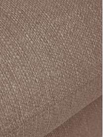 Fauteuil Moby, Bekleding: fluweel (hoogwaardig poly, Frame: massief grenenhout, FSC-g, Poten: gepoedercoat metaal, Geweven stof greige, B 90 x D 90 cm