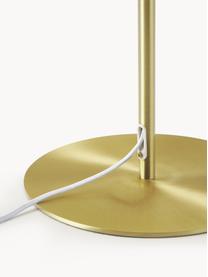 Industrial-Stehlampe Casey aus Glas, Goldfarben, H 170 cm