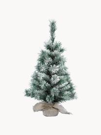 Albero di Natale artificiale innevato Vancouver, Coperchio: juta, Verde, bianco, Ø 26 x Alt. 45 cm