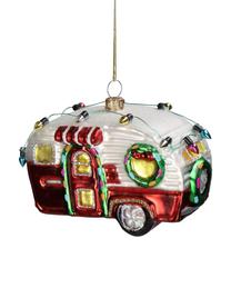 Kerstboomhanger Caravan, Glas, Multicolour, B 11 x H 8 cm