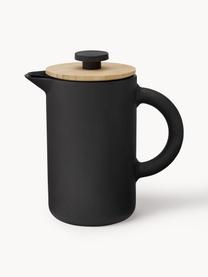 French Press Kaffeebereiter Theo, Steinzeug, Schwarz, matt, 800 ml