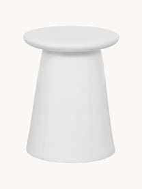 Handgefertigter Beistelltisch Button aus Keramik, Keramik, Weiß, Ø 35 x H 45 cm