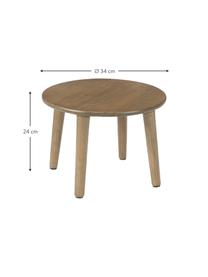 Mesa infantil Lounge, Madera de caucho pintada, Hevea, Ø 34 x Al 24 cm