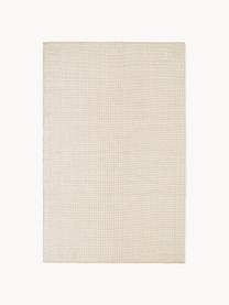 Handgewebter Wollteppich Amaro, Flor: 100 % Wolle, Cremeweiss, Beige, B 200 x L 300 cm (Grösse L)