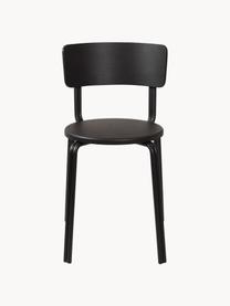 Chaise en bois Oda, Noir, larg. 42 x prof. 46 cm