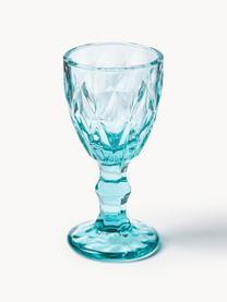Borrelglaasjes Prisma met structuurpatroon, set van 6, Glas, Meerkleurig, Ø 5 x H 11 cm, 40 ml