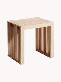 Tabouret en bambou Rib, Bambou, Bambou, larg. 45 x haut. 43 cm