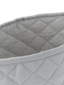 Corbeille matelassée coton bio Wave, 2 élém., Gris