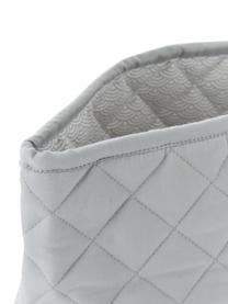 Corbeille matelassée coton bio Wave, 2 élém., Gris