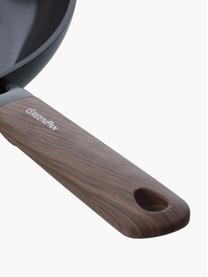 Padella con manico in legno Eco Smartshape, Manico: acciaio inossidabile rive, Nero, Ø 20 x Alt. 8 cm