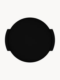 Dekoratívny podnos Carry, Nehrdzavejúca oceľ, práškový náter, Čierna, Ø 35 x V 2 cm