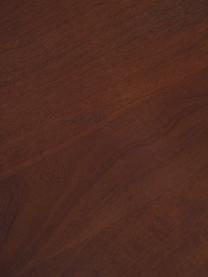 Hocker Nino aus Mangoholz, Massives Mangoholz, lackiert, Mangoholz, braun lackiert, B 40 x H 55 cm