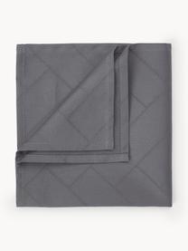 Serwetka z tkaniny Tiles, 4 szt., 100% bawełna, Antracytowy, S 45 x D 45 cm