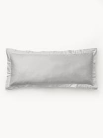 Funda de almohada de satén Premium, Gris claro, An 45 x L 110 cm