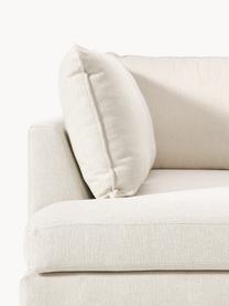 Ecksofa Tribeca, Bezug: 100 % Polyester Der hochw, Gestell: Massives Kiefernholz, Füße: Massives Buchenholz, lack, Webstoff Cremeweiß, B 274 x T 192 cm, Eckteil rechts