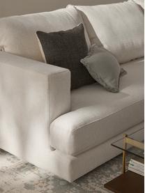 Ecksofa Tribeca, Bezug: 100 % Polyester Der hochw, Gestell: Massives Kiefernholz, Webstoff Cremeweiss, B 274 x T 192 cm, Eckteil rechts