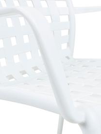 Sillas de exterior de plástico apilables Isa, 2 uds., Plástico, Blanco, An 58 x F 58 cm