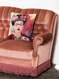 Federa arredo Frida Kahlo, 50% cotone, 45% poliestere, 5% poliacrilonitrile, Multicolore, Larg. 45 x Lung. 45 cm